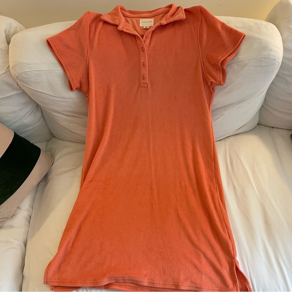 American eagle terry polo mini dress NWT